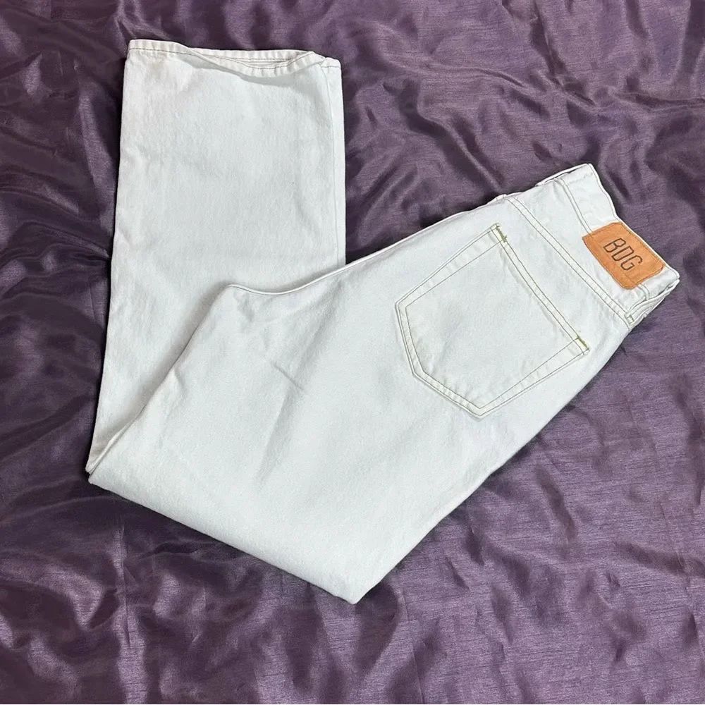 BDG Women's Cream Boot Cut Jeans